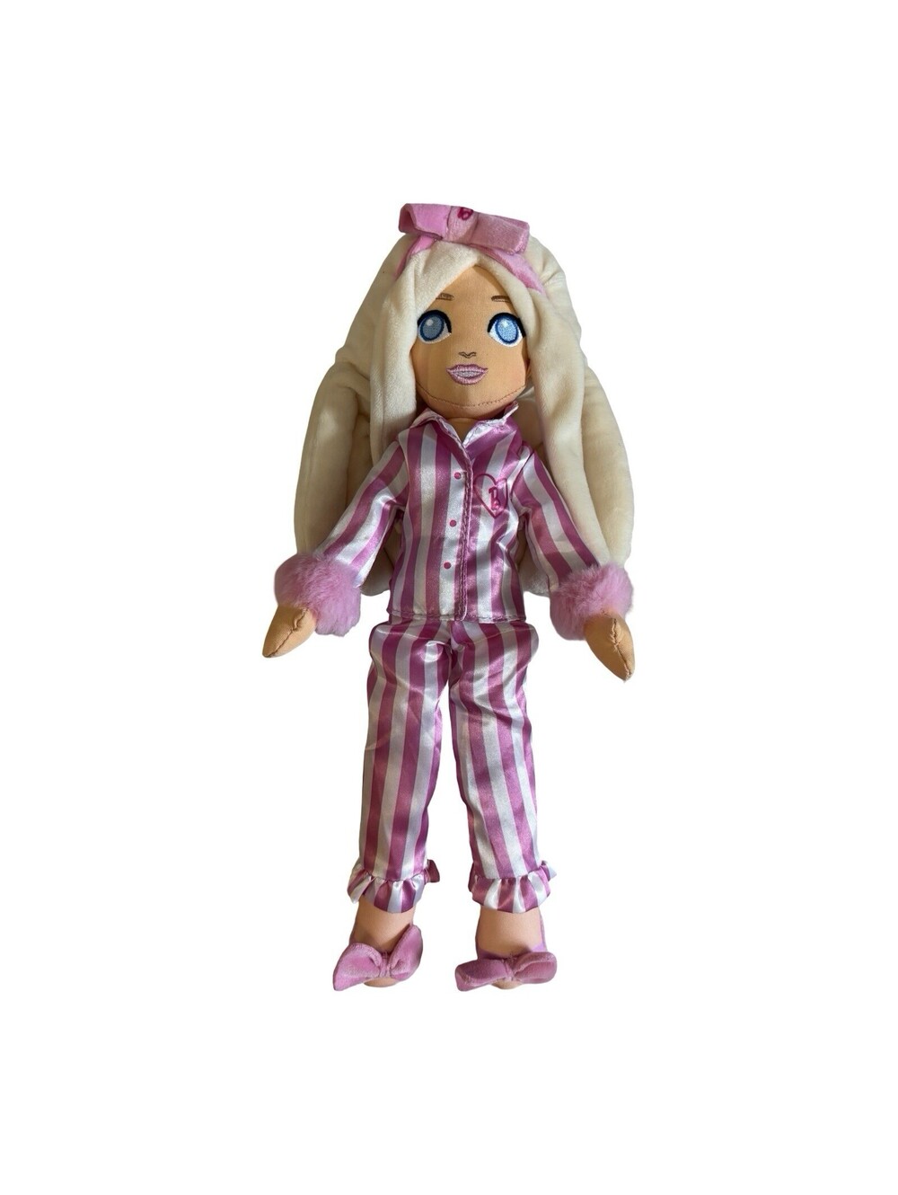 Mattel Sweet Dreams Barbie "Malibu" Plush Soft Doll in Bedtime Outfit 14"